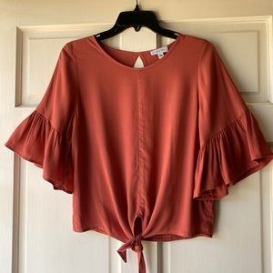 Juniper Blu Front Tie Top Size XS